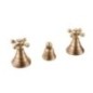 OLD FASHION Combinazione bidet con scarico finitura dark copper