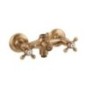 OLD FASHION Gruppo doccia esterno con attacco superiore 3/4" ed inferiore 1/2" finitura nichel antico