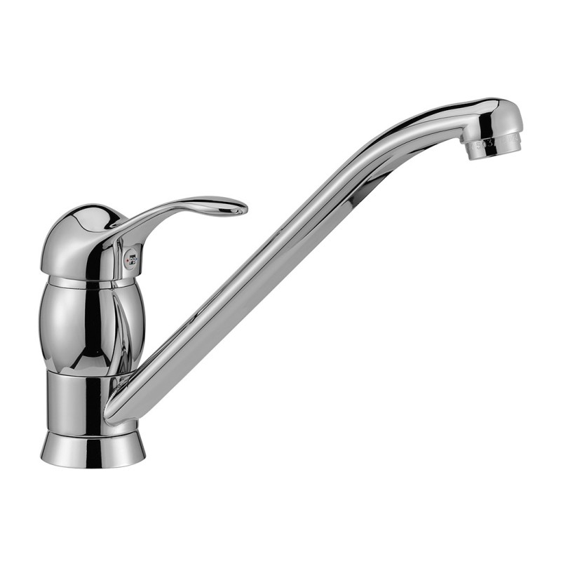 DUNA Monocomando lavello canna bassa finitura bronzato