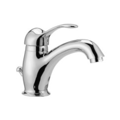 DUNA Monocomando lavabo con scarico automatico finitura nichel antico