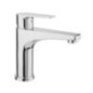 TEMA Monocomando lavabo medio con scarico automatico finitura cromo con cartuccia a risparmio d'acqua