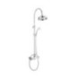 THERMO Colonna doccia telescopica con termostatico finitura dark bronze