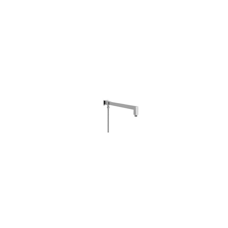 Braccio doccia  con deviatore finitura cromo