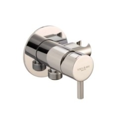 Supporto presa d'acqua con miscelatore finitura cromo