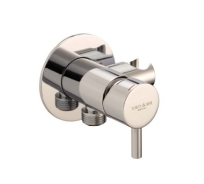 Supporto presa d'acqua con miscelatore finitura cromo