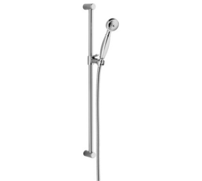 Saliscendi completo modello Svizzera cm 63 finitura cromo