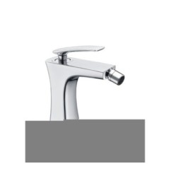 JULIA miscelatore bidet con scarico finitura cromo