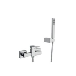 SLIM gruppo doccia esterno con duplex finitura cromo
