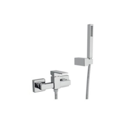 SLIM gruppo doccia esterno con duplex finitura cromo