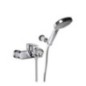 VICTOR gruppo vasca con doccia duplex finitura cromo