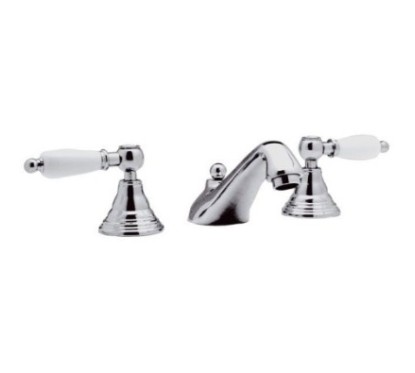 RETRO' Batteria lavabo con scarico finitura cromo