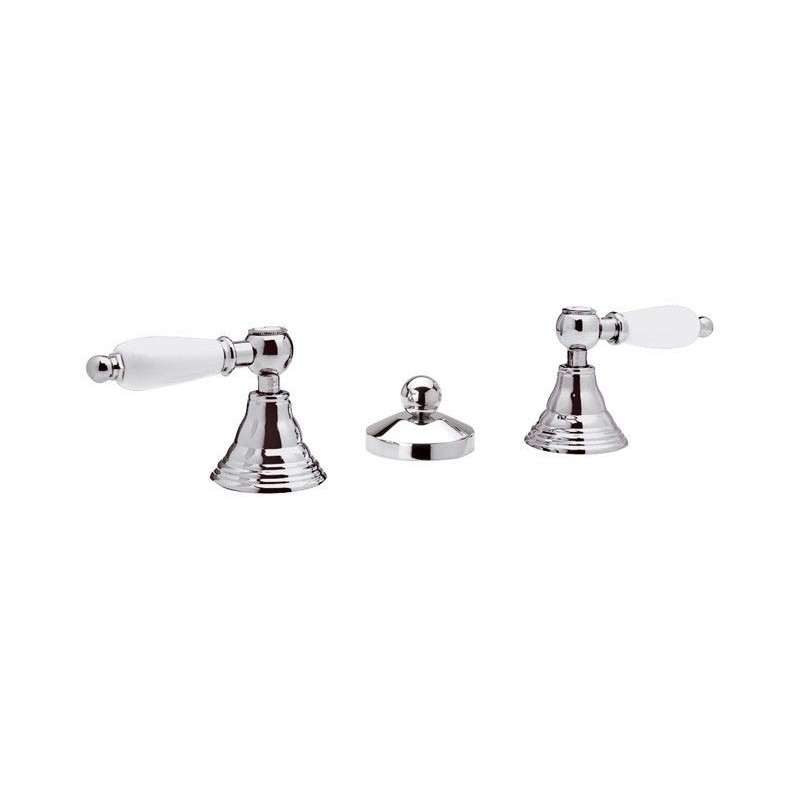 RETRO' Combinazione bidet con scarico finitura cromo
