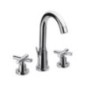 JAX Batteria lavabo con scarico finitura cromo