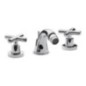 JAX Batteria bidet con scarico finitura cromo