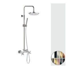 JAX Gruppo doccia esterno con colonna doccia finitura cromo