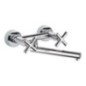 JAX Gruppo lavello a muro con bocca girevole finitura cromo