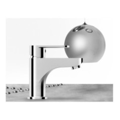 JOLIE Set miscelatori per lavabo e bidet con scarico finitura cromo