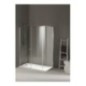 MOD1 Box doccia laterale fisso e porta battente cm 70x170 cristallo 6mm traparente cromo (68/70-168/170 h.200)