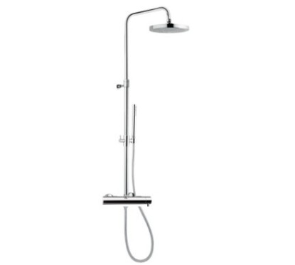 Colonna doccia con miscelatore finitura cromo