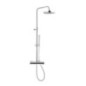 Colonna doccia con miscelatore finitura cromo
