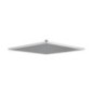 Soffione quadro a pioggia in ABS 250x250mm