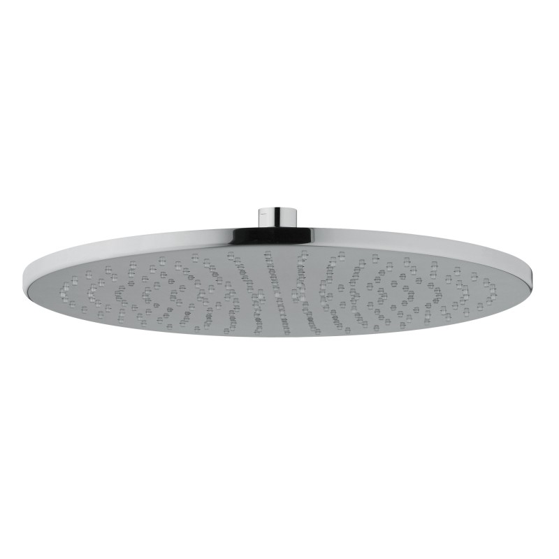 Soffione tondo a pioggia in ABS diam.250mm
