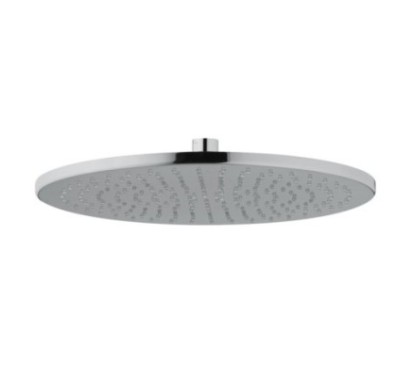 Soffione tondo a pioggia in ABS diam.250mm