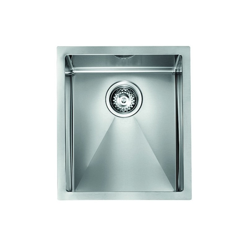 MAKI-R - INCASSO SLIM  Lavello monovasca 390x450 in acciaio inox finitura satinato
