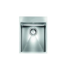 MAKI SLIM-R - INCASSO SLIM  Lavello monovasca 390x500 in acciaio inox finitura satinato