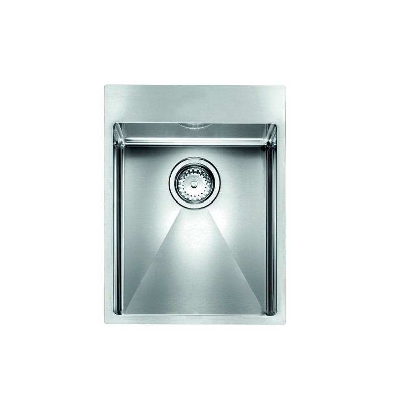 MAKI SLIM-R - INCASSO SLIM  Lavello monovasca 390x500 in acciaio inox finitura satinato