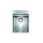 MAKI SLIM-R - INCASSO SLIM  Lavello monovasca 390x500 in acciaio inox finitura satinato