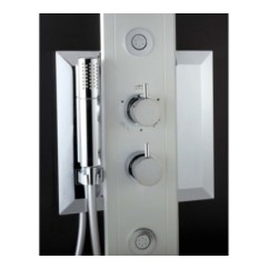EVO 140 pannello doccia CROMOTERAPIA termostatico h.140 finitura satinato