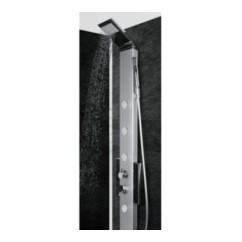 EVO 140 pannello doccia CROMOTERAPIA monocomando h.140 finitura cromo