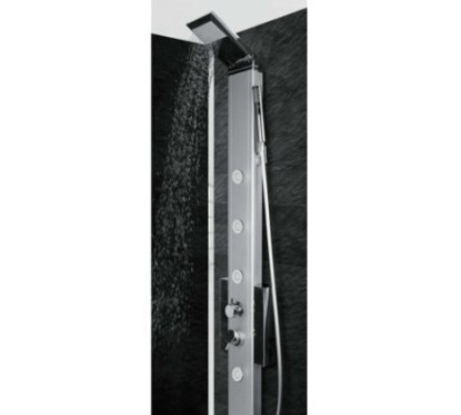 EVO 140 pannello doccia CROMOTERAPIA monocomando h.140 finitura cromo