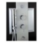 EVO 140 pannello doccia CROMOTERAPIA monocomando h.140 finitura cromo