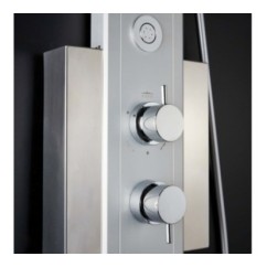 EVO 185 pannello doccia CROMOTERAPIA monocomando h.185 finitura cromo