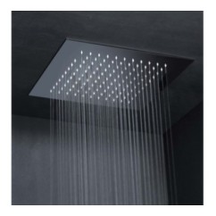 RAIN-S Soffione da Incasso quadro in acciaio inox 36x36 finitura cromo