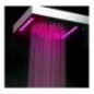 BAGNO ITALIANO IRIS WATER FALL soffione doccia rettangolare  - pioggia - cascata -cromoterapia - finitura cromo