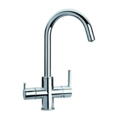 FLO60 miscelatore monocomando a 3 vie finitura ultrametal titanio