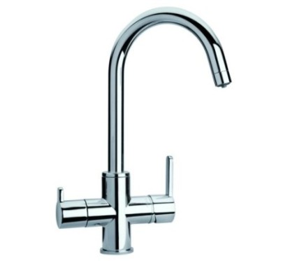 FLO60 miscelatore monocomando a 3 vie finitura ultrametal titanio