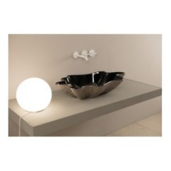 SHELL lavabo d'appoggio finitura unique black&platinum