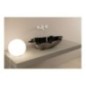 SHELL lavabo d'appoggio finitura unique black&platinum