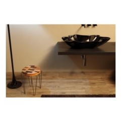 SHELL lavabo d'appoggio finitura black