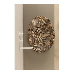 BIKO lavabo d'appoggio finitura zebra arancio