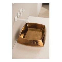 HASANA lavabo d'appoggio finitura luxury bronze