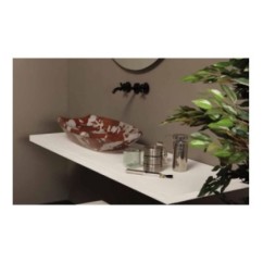 SHAKIA lavabo d'appoggio finitura cavallino