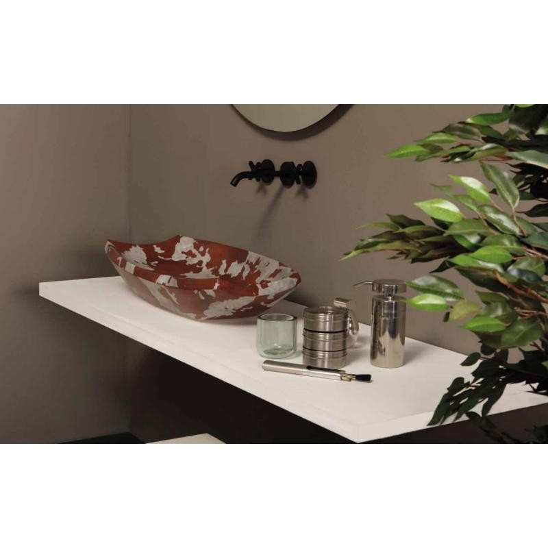SHAKIA lavabo d'appoggio finitura cavallino
