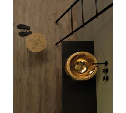 THABO lavabo d'appoggio finitura luxury gold