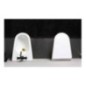 SHAPE vaso + bidet sospesi finitura luxury gold