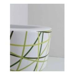 SHAPE vaso + bidet sospesi finitura nest verde